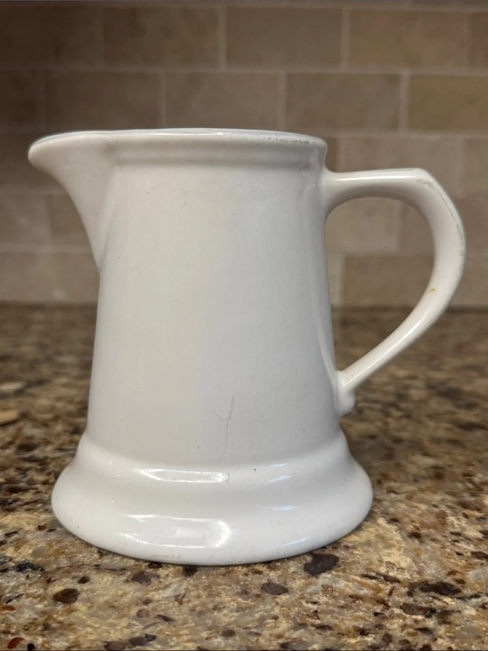 Heritage White by PFALTZGRAFF White Ceramic Pitcher Creamer Large